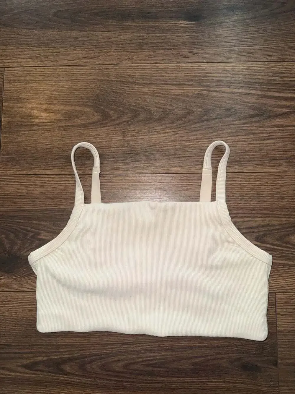 OFFLINE by Aerie Ribbed Square Neck Sports Bra Size Large